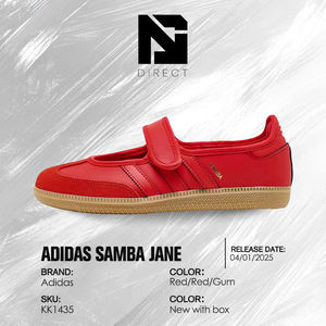 Adidas Originals Samba Jane Rojo Goma, Zapatillas Deportivas Clásicas a Rayas para Niños, Estilo Retro, con Suela de Goma Resistente - Product Image 6