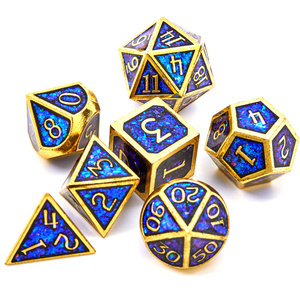 Metal <strong>Dice</strong> 7 Pcs Dragon Pattern D&amp;D Metal DND <strong>Dice</strong> Polyhedral <strong>Dice</strong> <strong>Set</strong> - Product Image 4