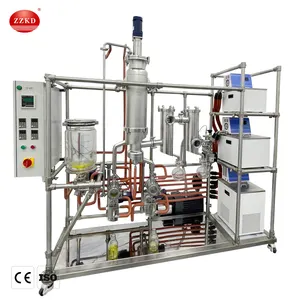 Equipamento de destilação molecular de aço inoxidável