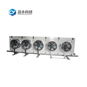 Copper heat exchanger evaporative cooler air cooled condenser