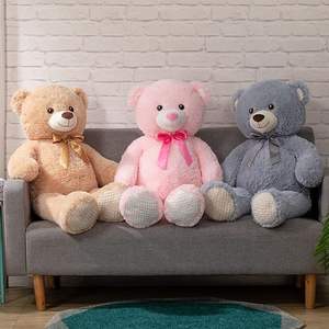 Orsacchiotto marrone enorme <span class=keywords><strong>peluche</strong></span> con nastro <span class=keywords><strong>peluche</strong></span> <span class=keywords><strong>peluche</strong></span> ragazza regali di compleanno orsacchiotto <span class=keywords><strong>gigante</strong></span> orsacchiotto per bambini - Product Image 5
