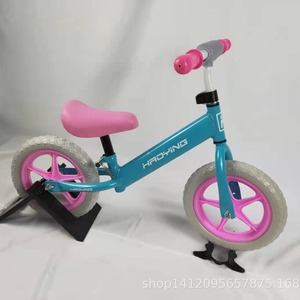 Haoxing Children's Balance Bike 12 Inch No Pedal Aluminum Alloy Wheels For 2-5 Years Kids Pink And Yellow - Product Image 2