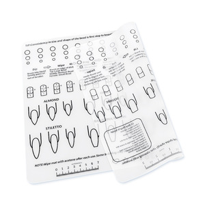 Tapete Profesional de Silicona <span class=keywords><strong>para</strong></span> Práctica de Arte de Uñas - Almohadilla de Práctica Multipatrón con Zonas de Mezcla y Escalas de Medición <span class=keywords><strong>para</strong></span> Manicuristas - Product Image 4