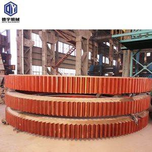 OEM personalizar aleación de acero recto Spur Circunferencia anillo de engranaje para molino de bolas de minería - Product Image 1