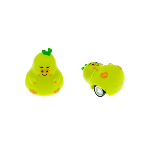 Juguete de Coche de Fricción con Forma de Pera de <span class=keywords><strong>Dibujos</strong></span> <span class=keywords><strong>Animados</strong></span> para Niños, Vehículo de Juguete Novedoso con Diseño de Frutas, Serie Familiar de Frutas, Paquete a Granel al por Mayor - Product Image 2