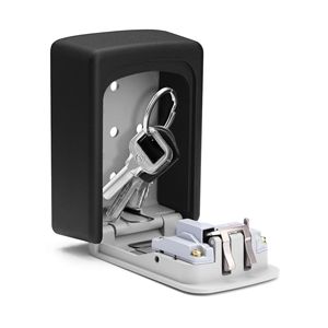 Cat-eye Wall Mounted Keybox Aluminum Alloy 4 Digit <b>Combination</b> <b>Lock</b> <b>Box</b> For Home Office Rental - Product Image 2