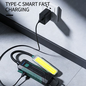 ยุนมัยไฟ LED แม่เหล็กแบบยืดหยุ่นได้ 360 องศา 15W COB ชาร์จ USB ได้สำหรับซ่อมยานยนต์ใช้กลางแจ้ง - Product Image 4