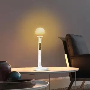 Современная беспроводная перезаряжаемая настольная лампа, новый дизайн, многофункциональная регулируемая светодиодная настольная лампа, беспроводная сенсорная Настольная лампа с динамиком