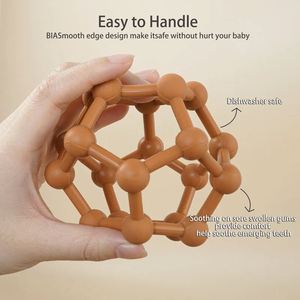 Mordedor de Silicona de Grado Alimenticio para Bebés, Libre de BPA, Juguete Suave, Chupete de Seguridad, Mordedor Duradero para Recién Nacidos - Product Image 5