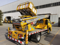 EVERSTAR Nouveau Camion Hydraulique de 42 Mètres Monté Aérien Télescopique Accès Échelle Ascenseur Diesel Carburant Seau Camion Boom Antenne Manli