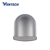 Capot de ventilation de toit en acier inoxydable, type bouton rond, résistant aux intempéries, avec grille anti-oiseaux
