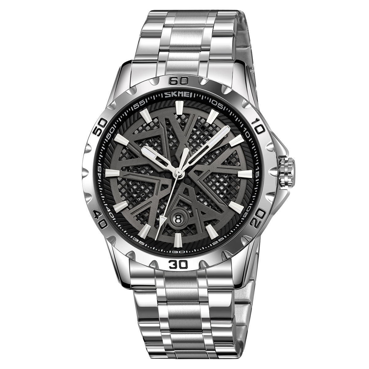 สีเงิน/สีดำ