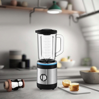 Licuadora Profesional Comercial para Triturar Hielo, Preparar Smoothies, Batidos y Bebidas Congeladas, 600W