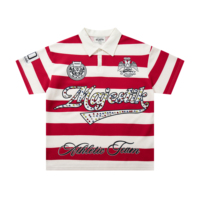 Koleksi Kaos POLO Majestic Amerika Desainer Streetwear 2026 Kaos Pria Oversized Tee Pakaian Pria Majestik Vintage Tee