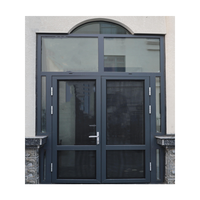 Puerta de Seguridad Exterior de Acero Inoxidable de Alta Gama, Anti-Robo, a Prueba de Balas, con Acabado en Oro Rosa, Resistente a la Salinidad, Comercial
