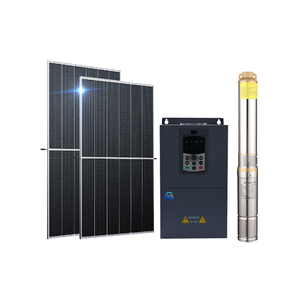 Kit de pompe solaire pour puits profond, pompe à eau solaire adaptée avec système solaire - Product Image 1
