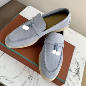 <span class=keywords><strong>Scarpe</strong></span> Casual da <span class=keywords><strong>Uomo</strong></span> in Vera Pelle di Vacchetta, Nuova Moda, Mocassini in Pelle Scamosciata Senza Lacci - Product Image 3