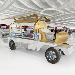 Classic HorseTowable Funeral Hearse New Customised High Quality Electric Funeral Hearse Cart Special Transportation - Product Image 3