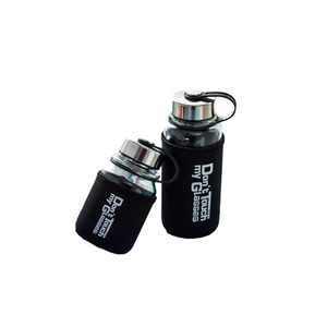 Bán buôn giá rẻ công suất cao thiết kế mới BPA miễn phí sinh thái thân thiện tái chế nước trái cây Thủy Tinh chai nước sữa với Silicone tay áo - Product Image 5