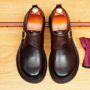 Zapatos de Vestir de Cuero Negro para Hombre de Alta Gama, Personalizables, Casuales, para Ocasiones Elegantes de Otoño, con Función de Aumento de Altura - Product Image 6