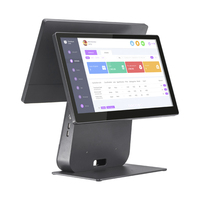 Le plus récent terminal de caisse enregistreuse système Windows Pos à double écran Android