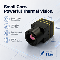 Module de caméra thermique USB UVC 640x512, noyau d'imagerie LWIR non refroidi MIPI CVBS pour l'inspection industrielle portable