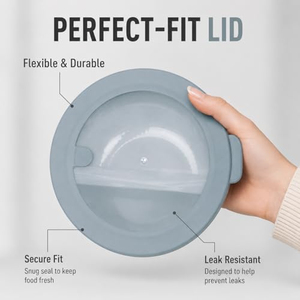 Contenants de stockage alimentaire pliables avec couvercles, contenants de préparation de repas en silicone, boîtes à lunch sans BPA, ensemble de boîtes à lunch réutilisables - Product Image 2