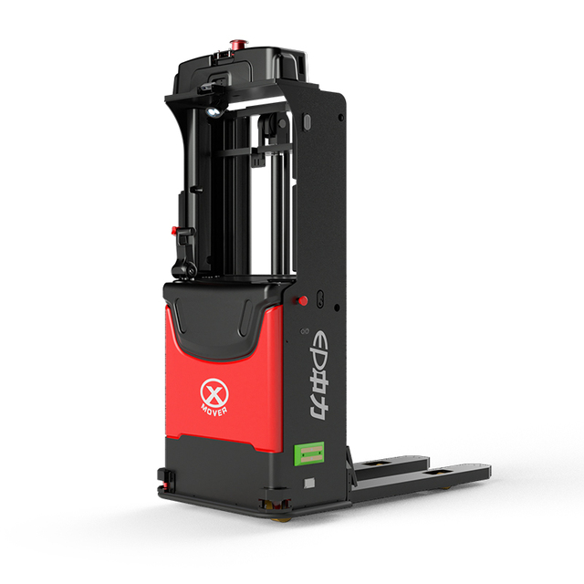 New High Efficiency AGV Automated Guided Vehicle High-Precision Sensors Core Engine for Heavy Cargo Pallet Stacking 1 Year