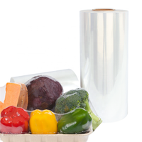 Film rétractable flexible en polyoléfine POF thermosoudé de qualité alimentaire pour l'emballage des aliments/fruits/légumes et l'utilisation chimique