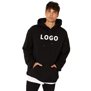 Sweat à capuche noir délavé Vintage pour hommes 100% coton lourd Logo personnalisé imprimé automne saison accessoire de mode - Product Image 1