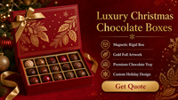 Boîtes cadeaux en chocolat rigides de qualité supérieure personnalisées, fabriquées en carton écologique de qualité alimentaire. .