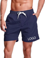 Shorts de bain décontractés pour hommes, rayés, écologiques, à séchage rapide, légers, 100% nylon, avec logo imprimé