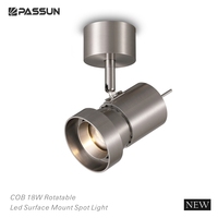 Spot LED Moderne COB 12W en Aluminium Rotatif NOUVEAU à Montage en Surface