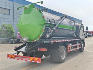 FOTON Vacuum Suction Truck 13-15CBM, Optional 4/6-Cylinder Engine, Reliable Vacuum Pump for Sewage Sludge & Fecal Transportation - Product Image 6