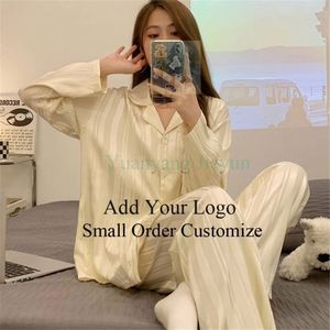 Cartoons Print Two Pieces Pajamas Set Autumn Paopao Cotton Sleepwear Korean Fashion Home <strong>Clothes</strong> Ladies Pants and Top Loungewear - Product Image 4