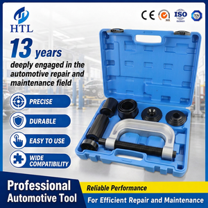 Kit de presse à rotules 10 pièces pour la plupart des véhicules 2x4 et 4x4 et camions légers – Outils de dépose et d'installation de rotules C-press - Product Image 1