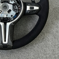 Setir Kemudi Serat Karbon untuk BMW F30 F31 F10 F12 F15 F20 F22 F32 F33 F35 F80 F82 F87 E71 E90 Seri 3 5 X3 X4 X5 M3 M4 M5 M6