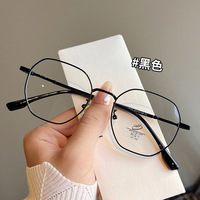 Montures de lunettes optiques anti-lumière bleue ultralégères de designer 2026 – Lunettes d'ordinateur carrées en métal avec protection oculaire