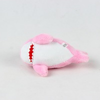 Porte-clés Mini Requin de 4 pouces, jouet en peluche doux, pendentif mignon pour sac de fille, breloque pour sac à dos, cadeau Kawaii
