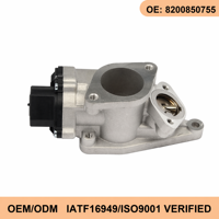 Vanne de recirculation des gaz d'échappement (EGR) Wanray pour Megane Scenic 1.5 1.6 DCi K9K R9M, pièce d'échappement 8200850755