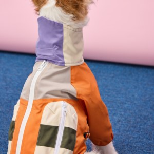 Giacca Impermeabile Traspirante Leggera in Poliestere per <span class=keywords><strong>Cani</strong></span>, Regolabile, Antivento, Facile da Pulire, per <span class=keywords><strong>Cani</strong></span> <span class=keywords><strong>di</strong></span> Taglia Grande Durante le Passeggiate sotto la Pioggia - Product Image 5