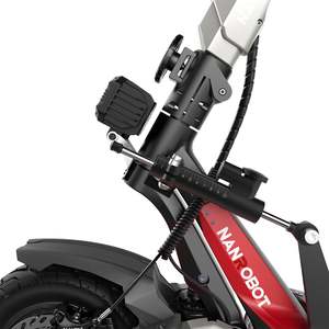 N6 <b>72V</b> Two-Wheel Scooter 10-Inch Tires 1500W Motor 30Ah 21700 <b>Battery</b> Miles Range 50mph Speed 330lbs Dual Hydraulic Brakes No - Product Image 3