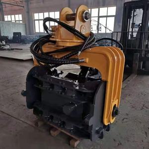 Alta Eficiência Hidráulica Guardrail Vibro Martelo Cerca <span class=keywords><strong>Post</strong></span> Pile <span class=keywords><strong>Driver</strong></span> New & <span class=keywords><strong>Used</strong></span> 12-18T Escavadeira Construção Farm Industries - Product Image 5