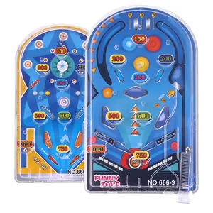 Mainan Konsol Pachinko Mini Anak-anak Meluncurkan Kelereng Genggam Mesin Permainan Sepak Bola Pinball