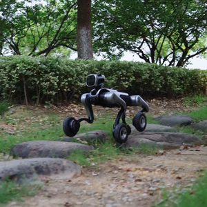 Robot quadrupè<span class=keywords><strong>de</strong></span> à roues à adaptation rapide au terrain, programmation open source, robot chien IA pour la patrouille <span class=keywords><strong>de</strong></span> <span class=keywords><strong>sécurité</strong></span>, la cartographie et l'éducation STEM - Product Image 4