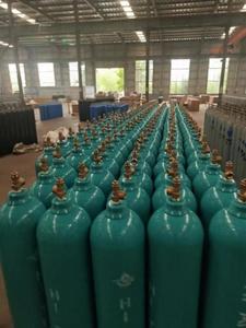 Bouteilles de gaz en acier sans soudure haute pression ISO 9809 de 40L et 50L pour oxygène/acétylène/azote/argon/hydrogène - Product Image 5