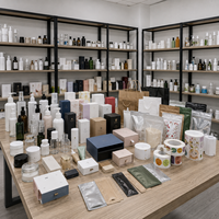 Pot en PET transparent personnalisé pour crème visage et yeux avec couvercle blanc