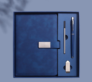 Coffret Cadeau de Carnets Professionnels A5 en Gros IStapromo – Personnalisation du Logo pour Réunions Annuelles d'Entreprise – Faux Cuir Dorland Papier Sans Fil - Product Image 6