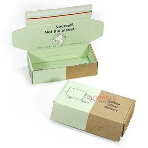 Miễn Phí Thiết Kế Biểu Tượng Tùy Chỉnh Quần Áo In Hộp Vận Chuyển Tái Chế Kraft Sóng Tùy Chỉnh Hộp Bưu Phẩm Với Tự Niêm Phong Dải - Product Image 2