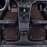 Alfombrillas de Coche Personalizadas de 3 Piezas, de Cuero Nappa Grueso, Impermeables y Antideslizantes, Juego Completo para Ranger, Protección Interior para Vehículos de Lujo